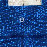 Lululemon Wunder Under Leggings in Samba Snake Kayak Blue Hero Blue size 6‎ Photo 4