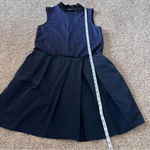 Jil Sander  Navy - Navy Sleeveless A-Line Mini Dress Photo 13