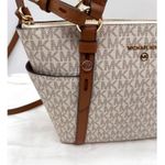 Michael Kors  Sullivan Tote Bag  Vanilla Acorn Chic Convertible Style Logo Tassel Photo 3
