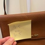 Calvin Klein pebbled brown leather crossbody Photo 3