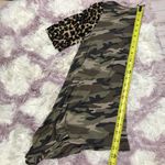 Double Zero Camo print tee with leopard pocket & sleeves, M Photo 5