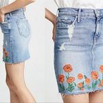 Mother Superior High Waisted Straight A Fray Quite Contrary Skirt Size 28‎ Blue Photo 2