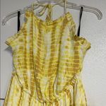 Majorelle  BAKER MINI DRESS YELLOW TIE DYE HALTER WOMENS MEDIUM Photo 2