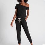 n:philanthropy  Black Off-Shoulder Jumpsuit Photo 1