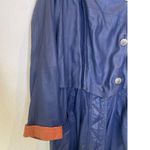 Vintage 1980’s Buttery Leather Jacket Brown & Navy by M. Bogner Sz Lg Photo 3