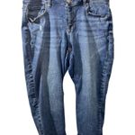 Lane Bryant  Blue Denim Cropped Jeans Size 16 Photo 0