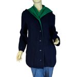 VINTAGE 1980'S AUTHENTIC MACKINTOSH BLUE & GREEN WOOL VEST COAT (M) Size M Photo 2