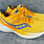 Saucony Women’s 8.5  Triumph 20 Running Shoes Gold Horizon PWRRUN+ Blue Orange Photo 0