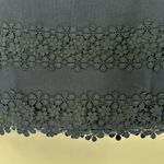 J.Crew cotton navy blue lace accents short skirt garden graduation size 4 Photo 2