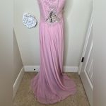 City Triangles NTM: David’s Bridal Blush Pink A-Line Gown with Gemstones Sz 17 Photo 13