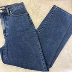 Madewell Perfect Vintage Straight Jean Indigo Wash Instacozy Edition Size 26 Photo 4
