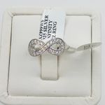 925 sterling silver ring Infinity ring Size 7 Photo 4