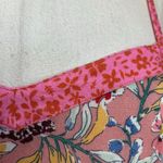 World Market Boho Floral Slip Dress Size S/M Pink Yellow Ruffle Hem Photo 5