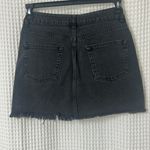 Topshop  Moto Black Denim Skirt Size 6 Photo 5