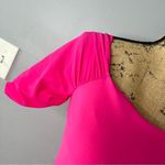 Chiara Boni Sz 36 LA PETITE ROBE Vissia Off-Shoulder Shirred-Sleeve Mini Dress Photo 5