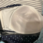 Motherhood Maternity Tankini Medium Blue Polka Dots Photo 6