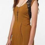 Silence + Noise ✨ Womens short sleeve brown/green Sz 4 dress w/ lace✨ Photo 0