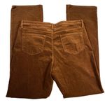 L’Agence Stevie High Rise Straight Leg Velvet Jeans Fawn Brown Size 34 Photo 4