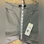 Roberto Cavalli satin cotton cropped riding pants steel gray green size S NWT Photo 9