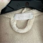 Summer & Rose  Beige Hooded Fleece Cozy Robe Size L/XL Photo 7
