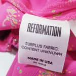Reformation  Printed Pink Luella Dress Photo 4