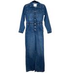 Celebrity Pink Women’s Long Sleeve Denim Boiler Suit Dark Wash Size Small Photo 2