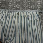 Loft NWT Fresh Cut High Rise Kick Crop Jeans in Stripe 590285 Blue/White 29/8 Photo 9