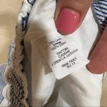 J.Crew  Boardwalk Linen Skirt Blue White Striped Nautical Pockets Mini Photo 7