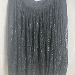HolyClothing Black Lace Skirt Elastic Waist Boho Gothic 2X/3X Plus Size 24" Long Photo 0