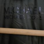 Michael Kors womens army green faux fur quilted vest size S Photo 6