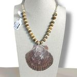 Free People Love Letter To The Sea Necklace NWT Bohemian Beach Adjustable Shell Photo 8