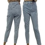 Madewell 31 9" mid rise skinny piper stripe stretch jean pant P2 2323 Photo 14