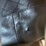 wilson's leather Vintage Moda International Black Quilted Leather Jacket Size Medium Photo 4