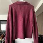 Abercrombie & Fitch  Pearl Button Collared Cardigan Size M Preppy Winter Photo 5