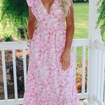 Summer Pink Maxi Dress Photo 0