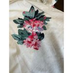 Joules Floral Linen Shift Dress Women 16 Beach Cruise Spring Easter Summer Stain White Photo 10