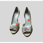 Nine West  Women's Peep Toe Stiletto Heels  Beige Size 10 Photo 1