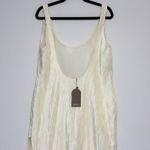 Meshki  Theia Plisse Maxi Dress in Ivory Size XL NWT Photo 11