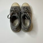 UGG  Evera Shoes Womens Gray Suede Sheepskin Shearling Lined 1888 Size 8.5 Photo 2