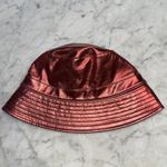 Anthropologie new women’s PU leather hat one size Photo 3