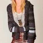 Free People  charcoal braided cardigan  Photo 0