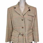 Victoria's Secret Body By Victoria Plaid Blazer Jacket Photo 0