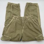Free People FP First Light Utility Cargo Pants In Boa Green Women’s Sz 4 Photo 4