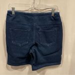 Cute Belle denim elastic waist pull on shorts stretchy pockets NWT Blue Size 8 Photo 3