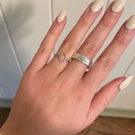 Free People Oval Shaped Sterling Sliver Ring  Photo 1