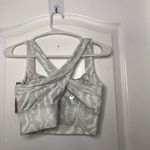 ASICS Womens Sports Bra S Gray 92 Love Core Train Printed Activewear NWT Photo 3