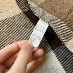 Brown Plaid Button Up Shacket Size S Photo 7