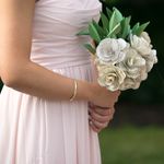 D’Zage Blush Bridesmaid Dress Photo 2