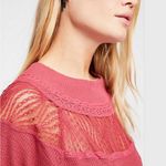 Free People  Spring Valley lace trim top size small Photo 1