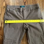 Ralph Lauren Lauren Pants Size 8 Petite Tan/Brown Hounds-tooth Stretch Ankle Photo 6